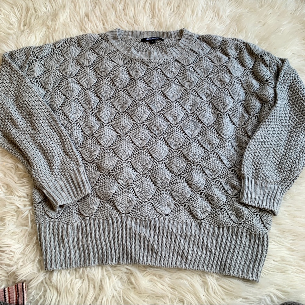 Grey sweater texture amazon M